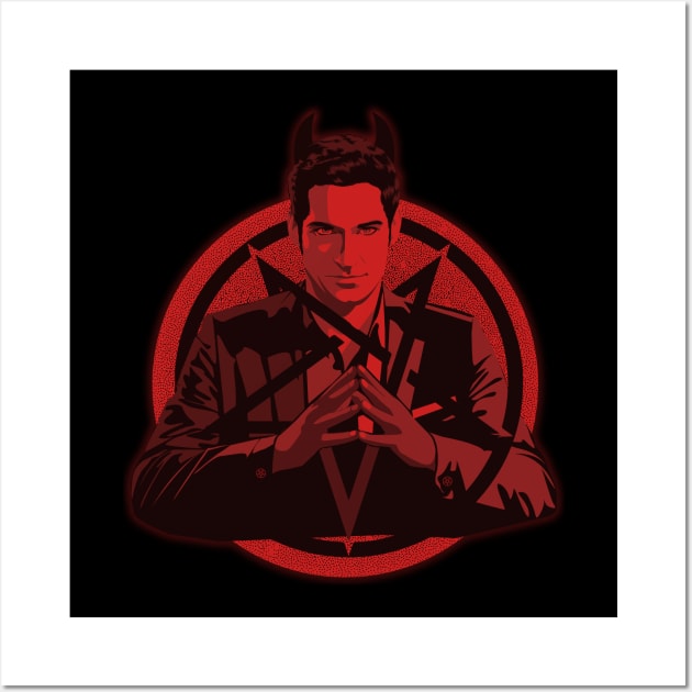 Lucifer Morningstar Wall Art by Ddalyrincon